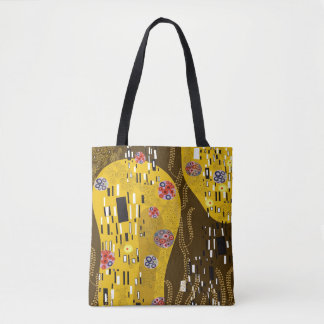 Klimt Inspiriertes Goldenes Muster Jugendstil Tasche