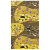 Klimt Inspiriertes Goldenes Muster Jugendstil Tischdecke (Vorderseite)