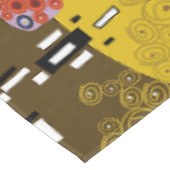 Klimt Inspiriertes Goldenes Muster Jugendstil Tischdecke (Schrägansicht)