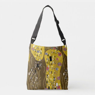 Klimt Inspiriertes Goldenes Muster Jugendstil Tragetaschen Mit Langen Trägern