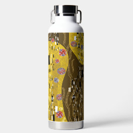Klimt Inspiriertes Goldenes Muster Jugendstil Trinkflasche