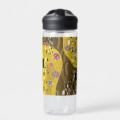 Klimt Inspiriertes Goldenes Muster Jugendstil Trinkflasche (Vorderseite)