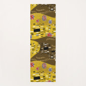 Klimt Inspiriertes Goldenes Muster Jugendstil Yogamatte (Vorderseite)
