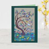 Klimt Karte (Gelbe Blume)