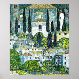 Klimt - Kirche in Cassone Poster