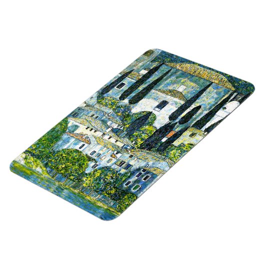 Klimt - Kirche von Cassone Magnet (Linke Seite)