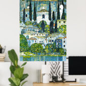 Klimt - Kirche von Cassone Poster (Heimbüro)