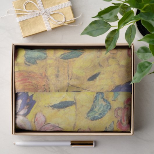 Klimt Lady mit Fan Decoupage Papier (Geschenk)