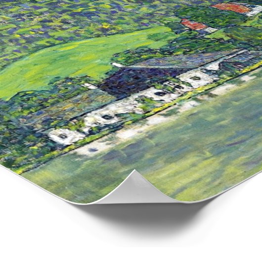 Klimt - Litzlberg Am Attersee Poster (Ecke)