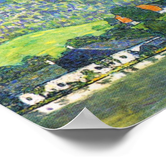 Klimt - Litzlberg Am Attersee Poster (Ecke)