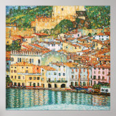 Klimt "Malcesine am Gardasee" Poster (Vorne)