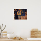 Klimt Music Harp Poster (Küche)