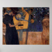 Klimt Music Harp Poster (Vorne)