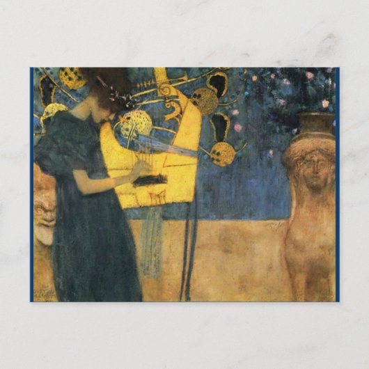 Klimt Music Postkarte (Vorderseite)