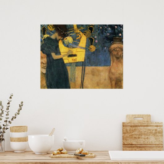 Klimt - Musik Poster (Küche)