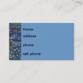 Klimt-Muster . Visitenkarte (Vorderseite)