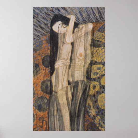 Klimt - Nagender Kummer Poster (Vorne)