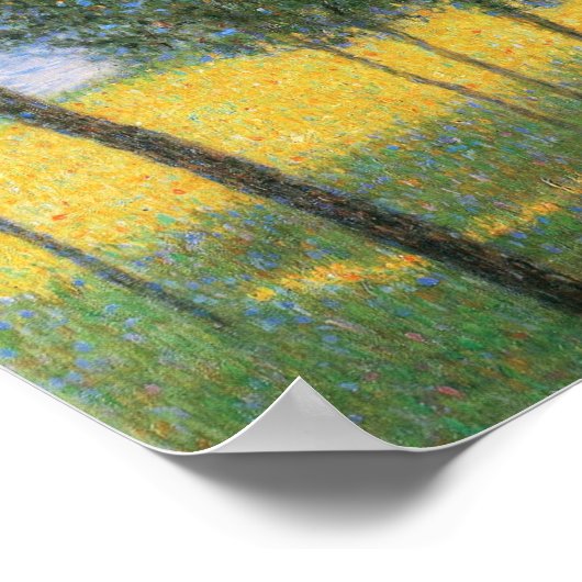 Klimt - Obstbäume 1901 Poster (Ecke)