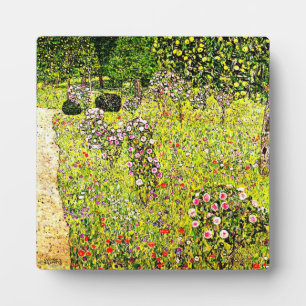Klimt - Obstgarten mit Rose, Gustav Klimt art, Fotoplatte