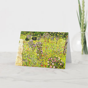 Klimt - Obstgarten mit Rose, Kunstwerke, Karte