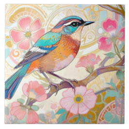 Klimt Oriental Asian Art Nouveau Inspector Floral Fliese