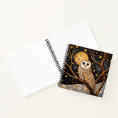 Klimt Owl Notebook/Sketchbook Notizblock (Innenseite)