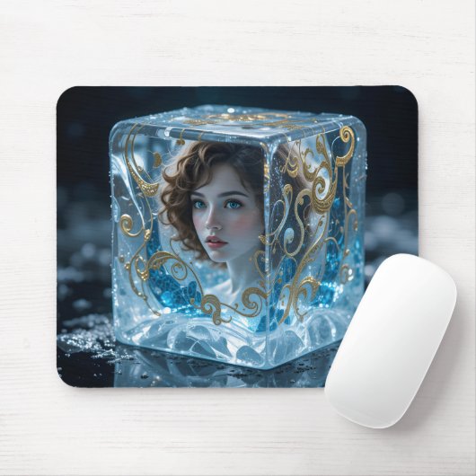 Klimt Portrait gefroren Mousepad (Mit Mouse)