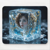 Klimt Portrait gefroren Mousepad (Vorne)