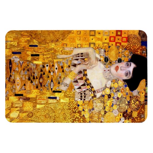 Klimt Portrait von Adele Bloch-Bauer I Magnet (Horizontal)