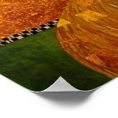 Klimt Portrait von Adele Bloch-Bauer Poster (Ecke)