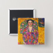 Klimt Portrait von Eugenia Primavesi Button (Vorne & Hinten)