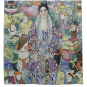 Klimt-Portrait von Friederike Maria Beer Kunstkuns Duschvorhang (Vorderseite)