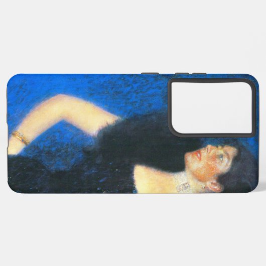 Klimt Portrait von Rose von Rosthorn-Friedmann Samsung Galaxy Hülle (Linke Seite)