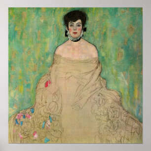Klimt - Porträt von Amalie Zuckerkandl Poster