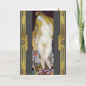 Klimt restauriert Adam und Eve Malerei Karte (Vorderseite)