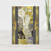 Klimt restauriert Wasserläufe Malerei Karte (Vorderseite)