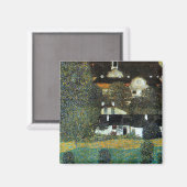 Klimt - Schloss Kammer am Attersee II Magnet (Vorderseite/Rückseite)