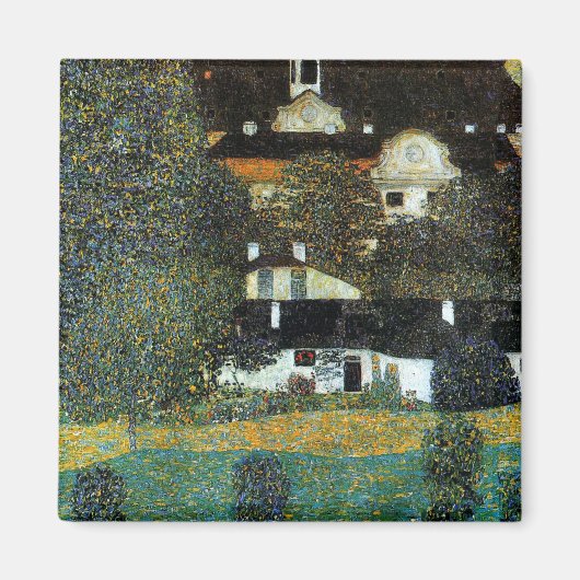 Klimt - Schloss Kammer am Attersee II Magnet (Vorne)