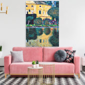 Klimt - Schloss Kammer am Attersee IV Leinwanddruck (Insitu (Wohnzimmer))