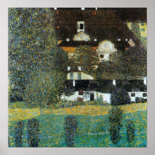 Klimt - Schlosskammer in Attersee 1909 Poster
