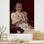 Klimt Seated Young Girl - Kunstdruckerei Poster (Küche)