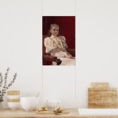 Klimt - Sitzplatziertes junges Mädchen Poster (Küche)