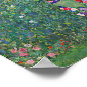 Klimt - Sonnenblume Poster (Ecke)