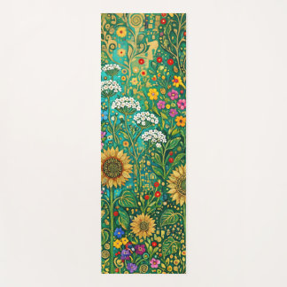 Klimt Sonnenblumenwiese Yogamatte