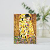 Klimt - The Kiss, berühmtes Bild, Postkarte (Stehend Vorderseite)