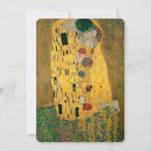 Klimt // The Kiss Painting Einladung (Vorderseite)