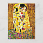 Klimt - The Kiss Postkarte<br><div class="desc">Gustav Klimt,  The Kiss</div>