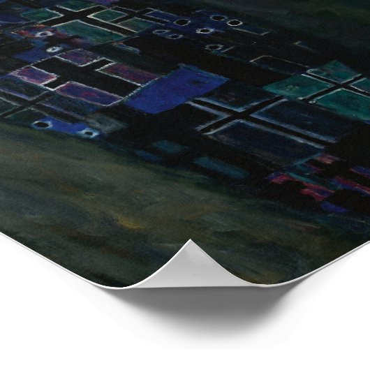 Klimt - Tod und Leben Poster (Ecke)