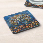 Klimt Tree of Life Getränkeuntersetzer (Linke Seite)