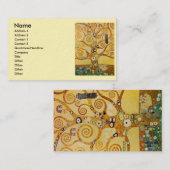 Klimt Tree of Life Visitenkarte (Vorne/Hinten)